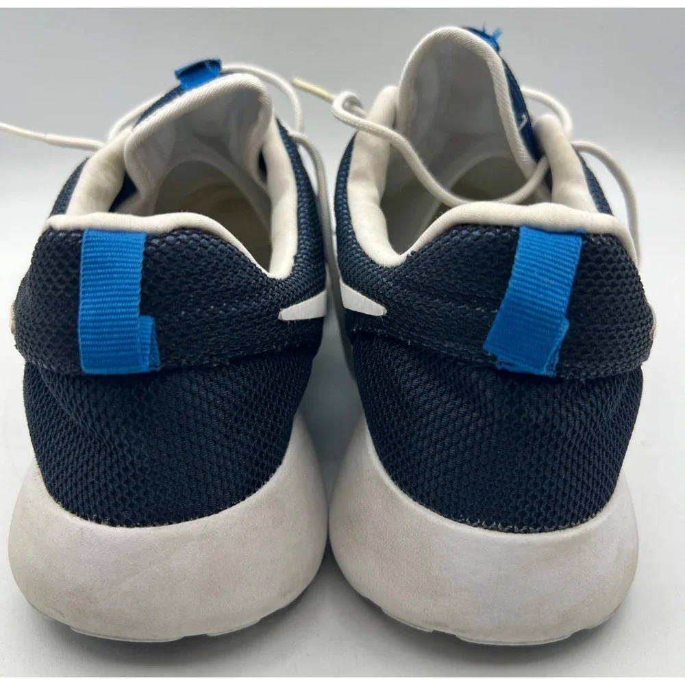 Nike Roshe Run Mens 8 Blue Green Yellow Mesh Sneakers 511881-413 Running Shoes